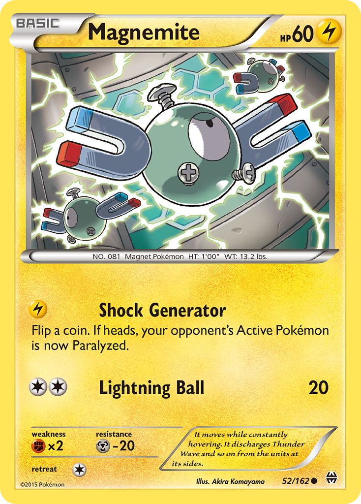 Magnemite (52/162) [XY: BREAKthrough] | Clutch Gaming