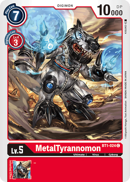 MetalTyrannomon [BT1-024] [Release Special Booster Ver.1.0] | Clutch Gaming