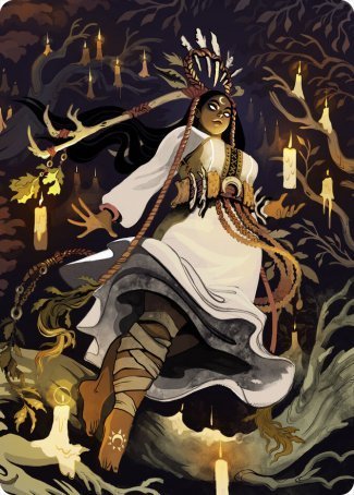 Candlegrove Witch 2 Art Card [Innistrad: Midnight Hunt Art Series] | Clutch Gaming