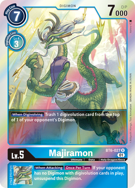 Majiramon [BT6-027] [Double Diamond] | Clutch Gaming