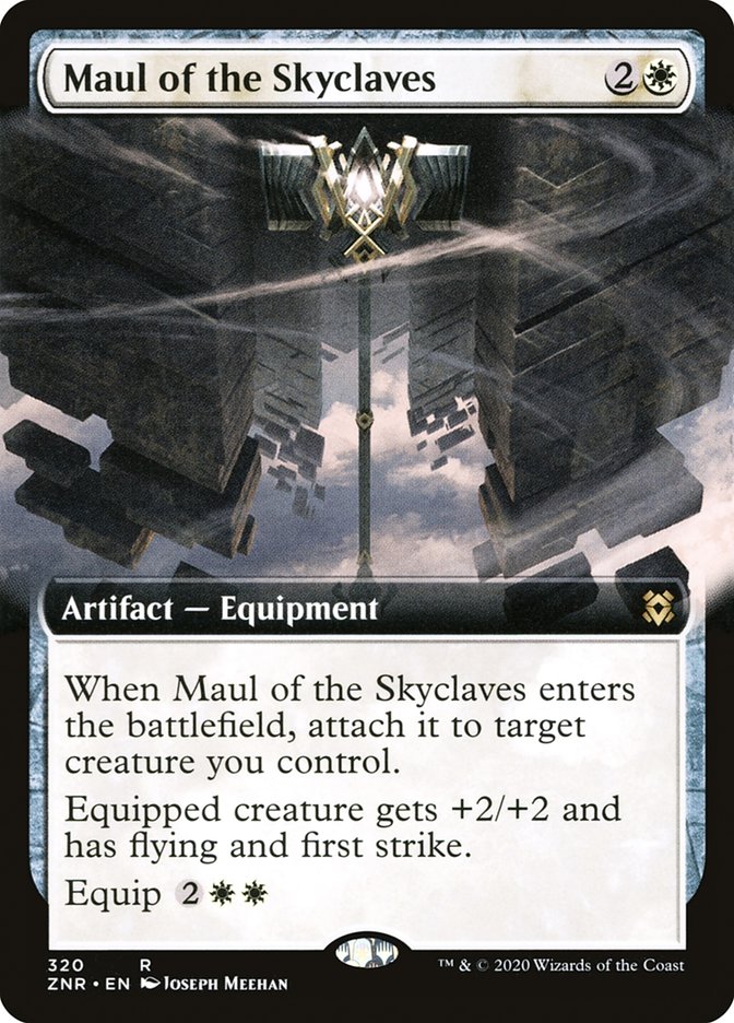 Maul of the Skyclaves (Extended Art) [Zendikar Rising] | Clutch Gaming