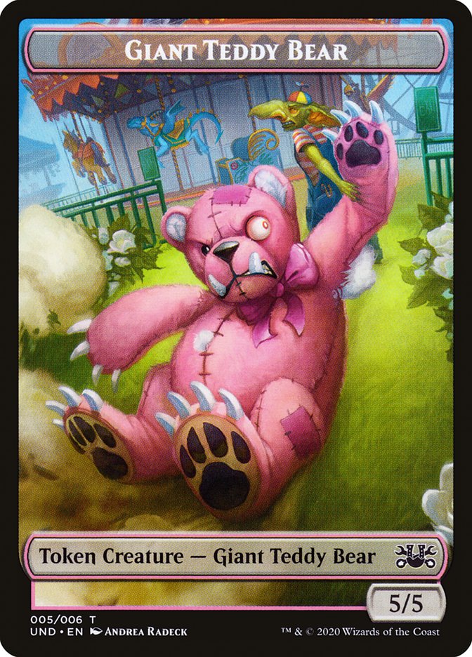 Goblin // Giant Teddy Bear Double-Sided Token [Unsanctioned Tokens] | Clutch Gaming