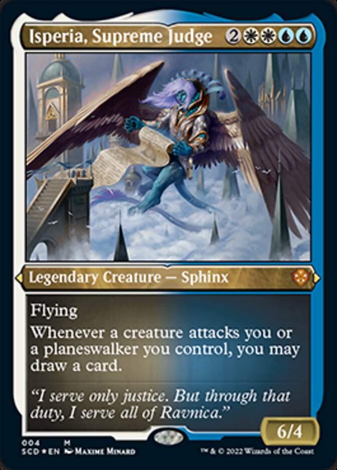 Isperia, Supreme Judge (Foil Etched) [Starter Commander Decks] | Clutch Gaming