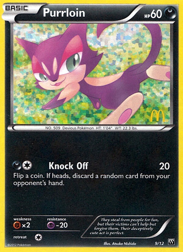 Purrloin (9/12) [McDonald's Promos: 2012 Collection] | Clutch Gaming