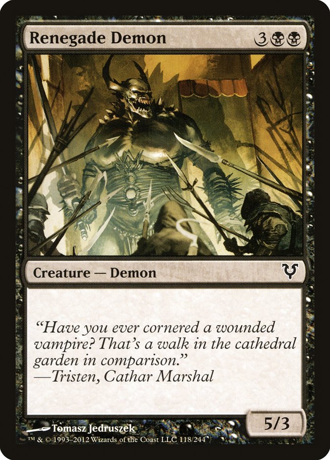 Renegade Demon [Avacyn Restored] | Clutch Gaming