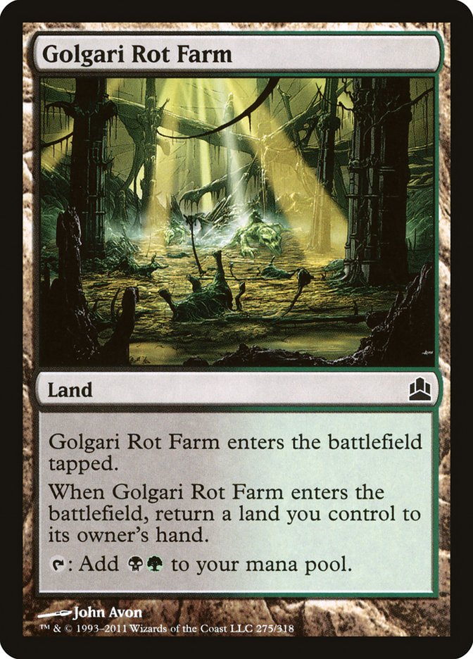 Golgari Rot Farm [Commander 2011] | Clutch Gaming