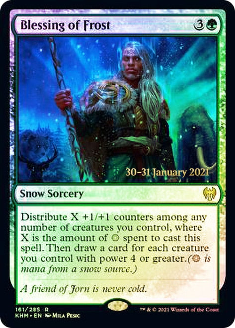 Blessing of Frost [Kaldheim Prerelease Promos] | Clutch Gaming