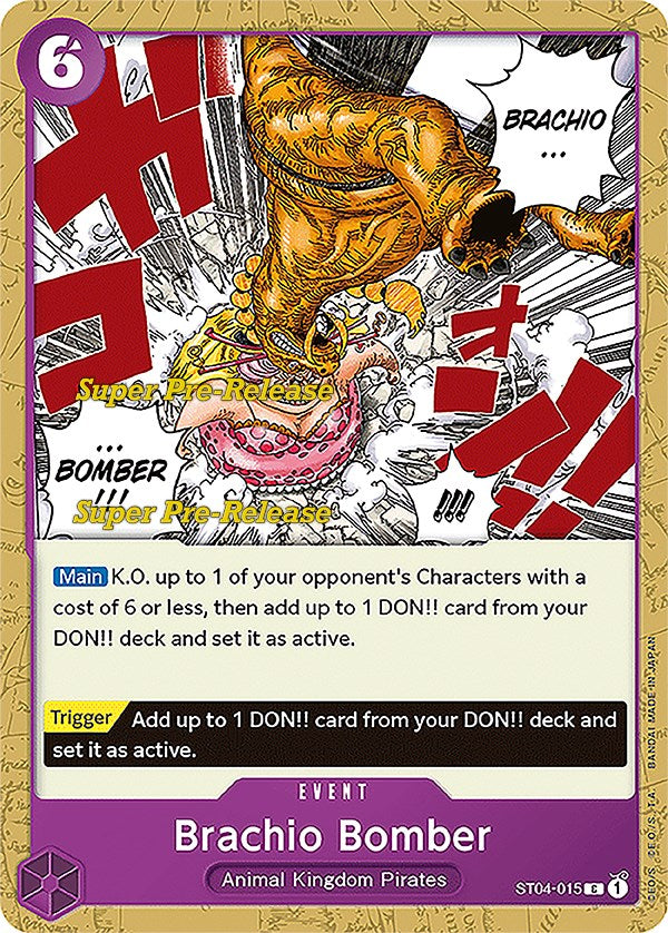 Brachio Bomber [Super Pre-Release Starter Deck: Animal Kingdom Pirates] | Clutch Gaming