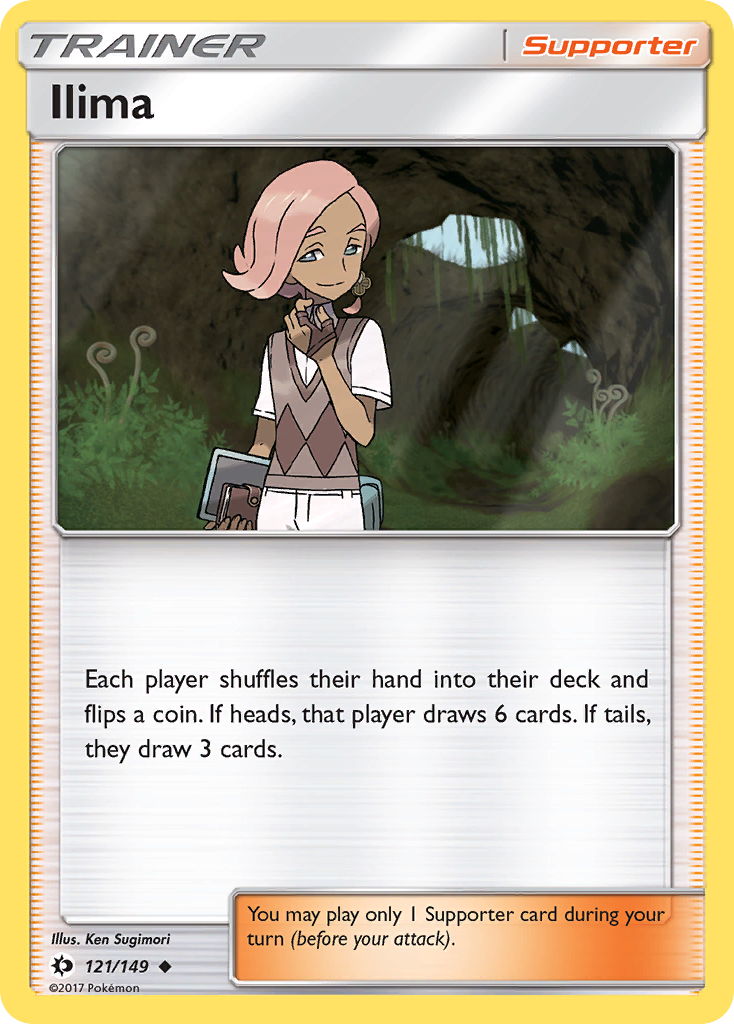 Ilima (121/149) [Sun & Moon: Base Set] | Clutch Gaming