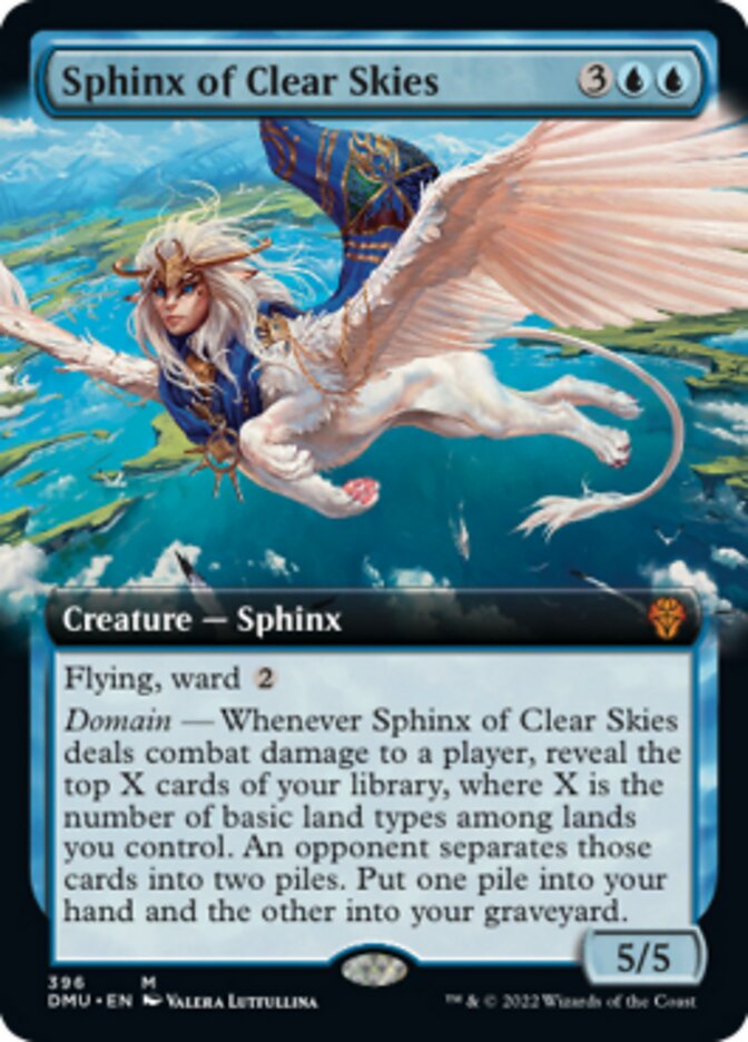 Sphinx of Clear Skies (Extended Art) [Dominaria United] | Clutch Gaming