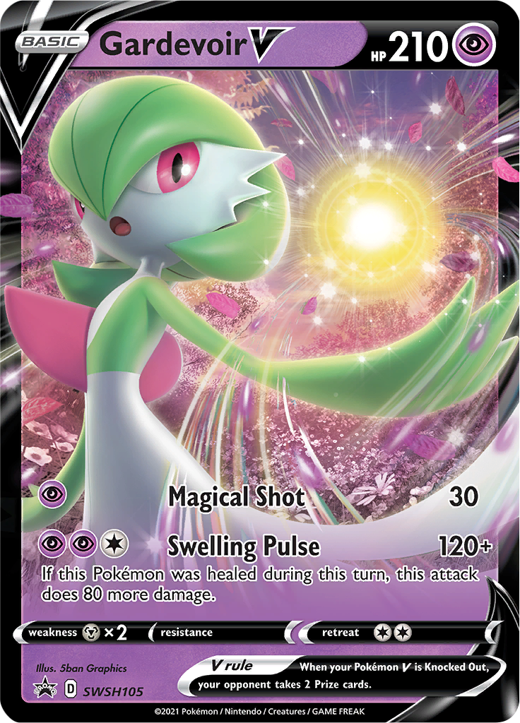 Gardevoir V (SWSH105) [Sword & Shield: Black Star Promos] | Clutch Gaming