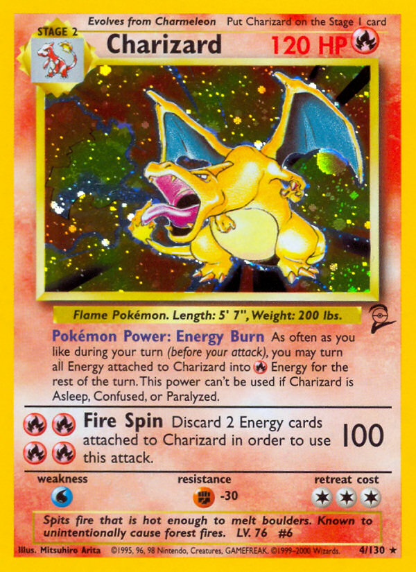 Charizard (4/130) [Base Set 2] | Clutch Gaming