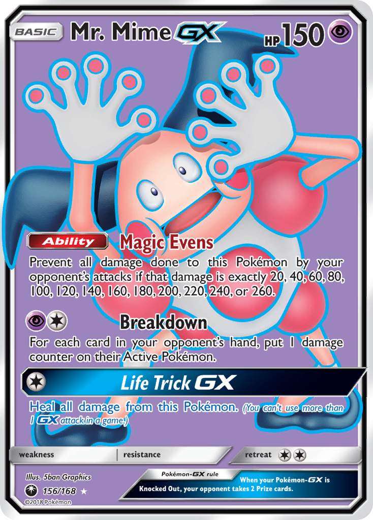 Mr. Mime GX (156/168) [Sun & Moon: Celestial Storm] | Clutch Gaming