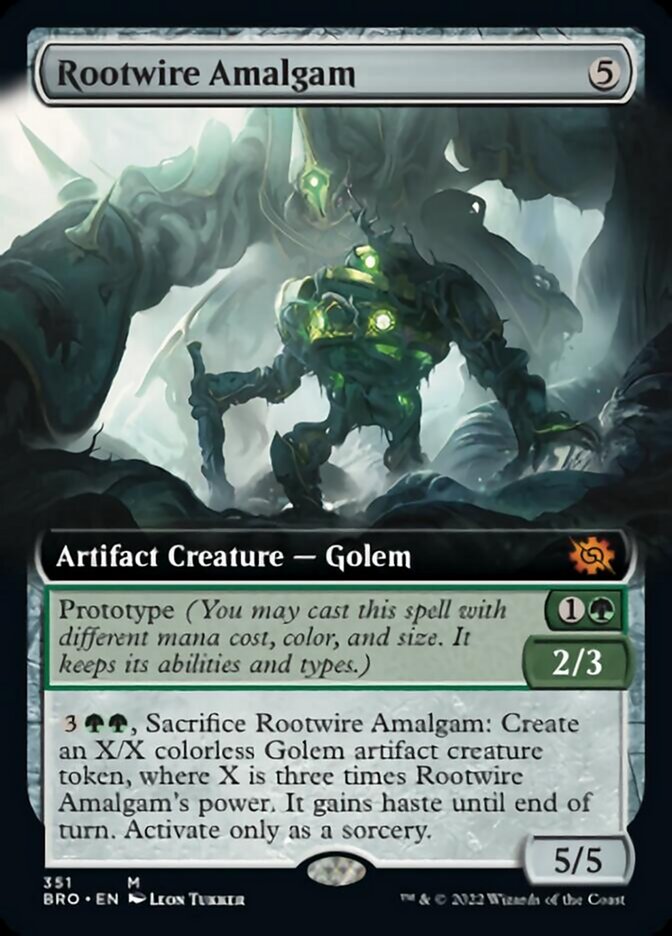 Rootwire Amalgam (Extended Art) [The Brothers' War] | Clutch Gaming