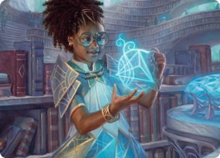 Zimone, Quandrix Prodigy Art Card [Strixhaven: School of Mages Art Series] | Clutch Gaming