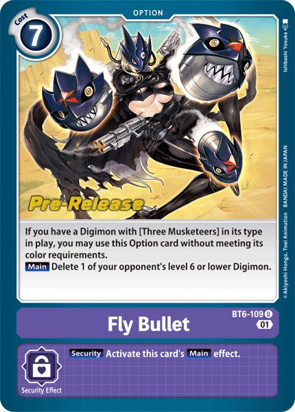 Fly Bullet [BT6-109] [Double Diamond Pre-Release Cards] | Clutch Gaming