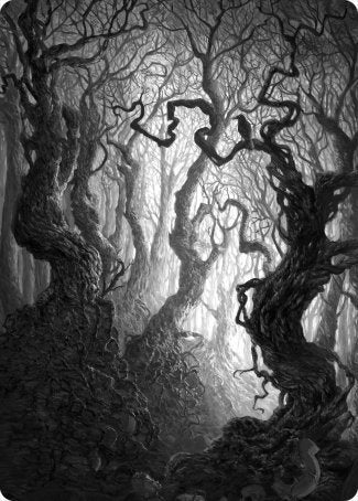 Forest 2 Art Card [Innistrad: Midnight Hunt Art Series] | Clutch Gaming
