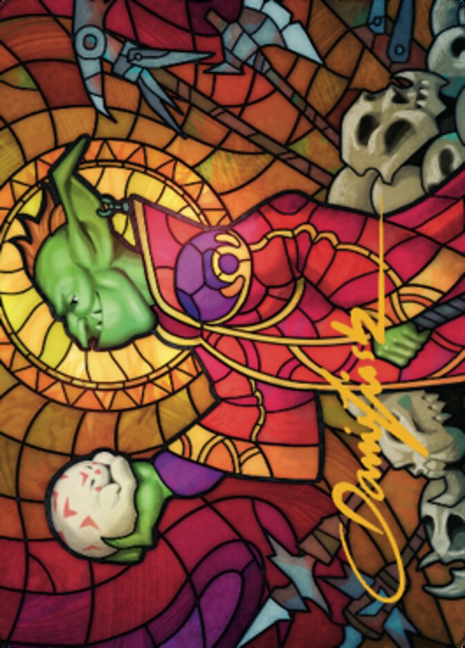 Squee, Dubious Monarch Art Card (Gold-Stamped Signature) [Dominaria United Art Series] | Clutch Gaming