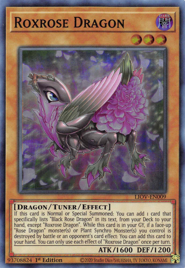 Roxrose Dragon [LIOV-EN009] Super Rare | Clutch Gaming