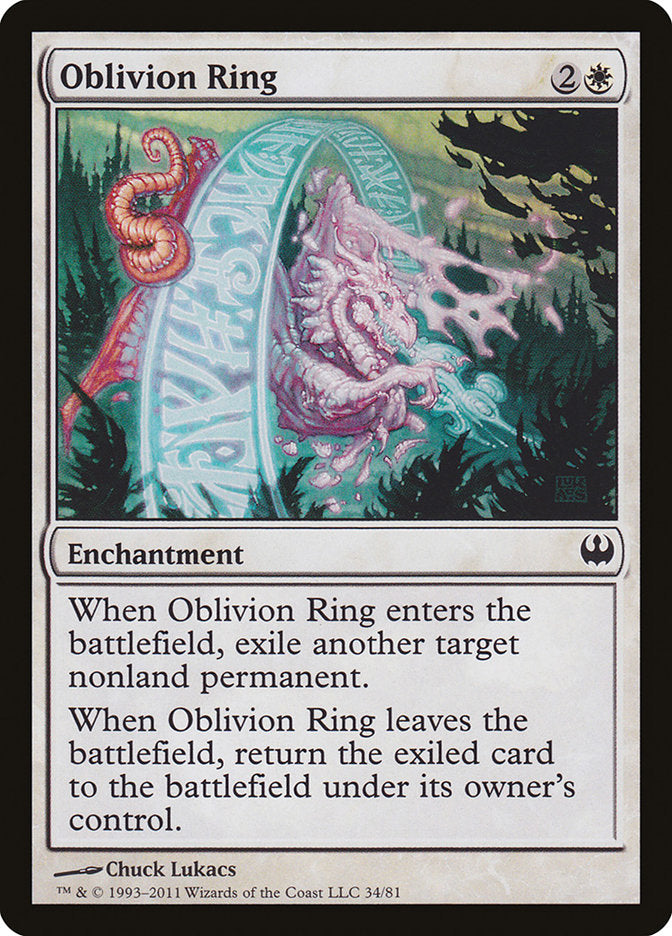 Oblivion Ring [Duel Decks: Knights vs. Dragons] | Clutch Gaming