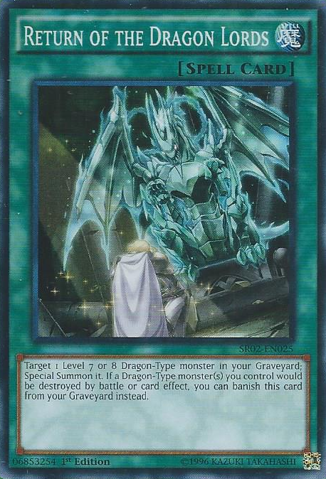 Return of the Dragon Lords [SR02-EN025] Super Rare | Clutch Gaming