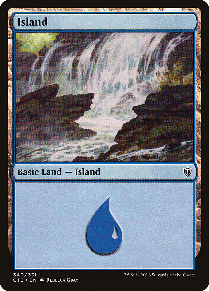 Island (340) [Commander 2016] | Clutch Gaming