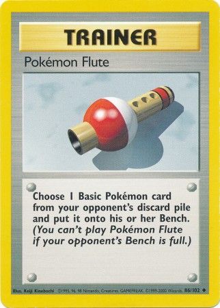 Pokemon Flute (86/102) [Base Set Unlimited] | Clutch Gaming