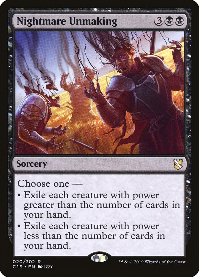 Nightmare Unmaking [Commander 2019] | Clutch Gaming