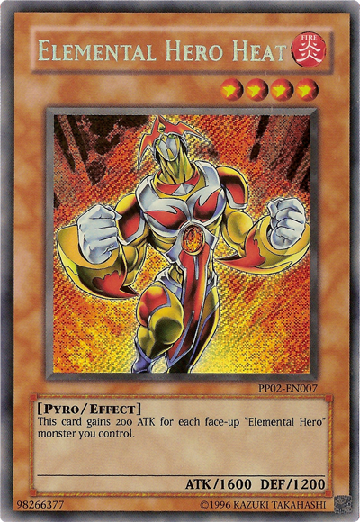 Elemental HERO Heat [PP02-EN007] Secret Rare | Clutch Gaming