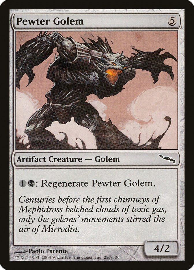 Pewter Golem [Mirrodin] | Clutch Gaming