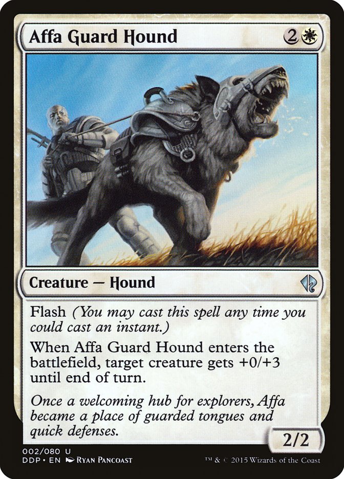 Affa Guard Hound [Duel Decks: Zendikar vs. Eldrazi] | Clutch Gaming