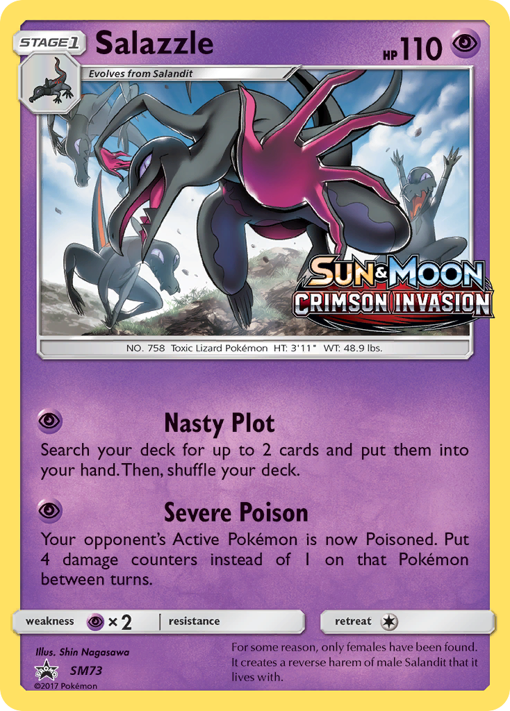 Salazzle (SM73) [Sun & Moon: Black Star Promos] | Clutch Gaming
