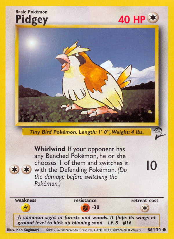 Pidgey (86/130) [Base Set 2] | Clutch Gaming