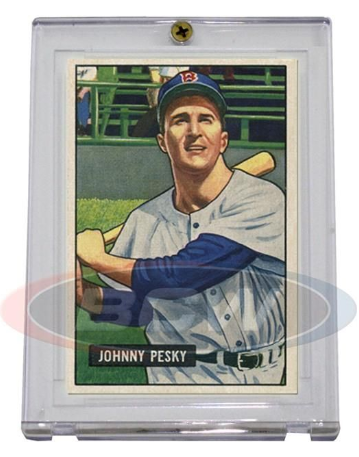 1951-1952 Bowman Card 1-Screw Holder (5 Year+ UV) | Clutch Gaming