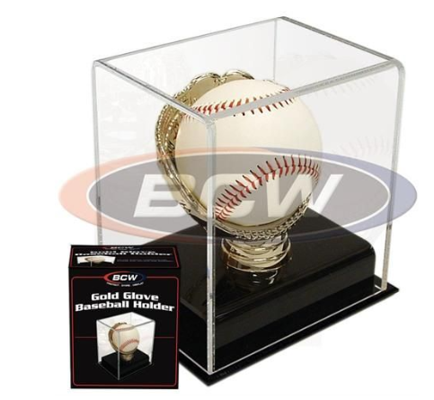 Acrylic Gold Glove Baseball Display | Clutch Gaming