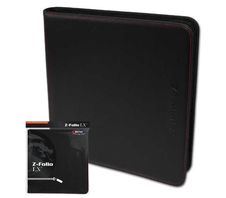 Z-Folio 12-Pocket LX Album - Black | Clutch Gaming