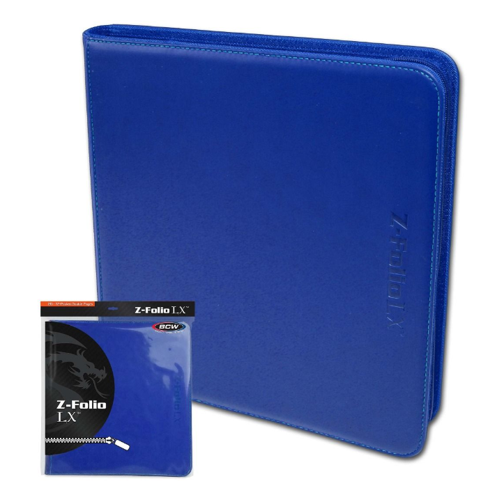 Z-Folio 12-Pocket LX Album - Blue | Clutch Gaming