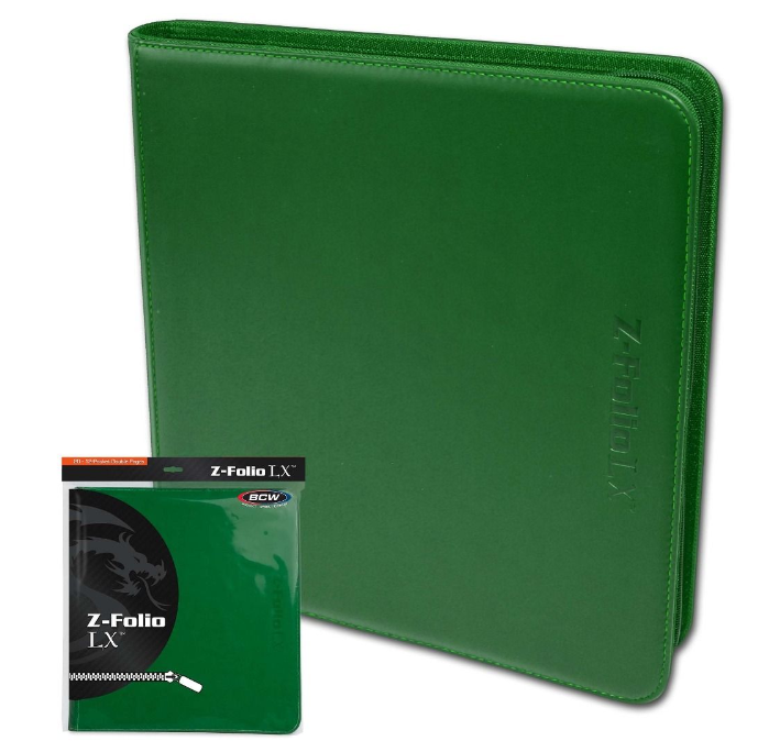 Z-Folio 12-Pocket LX Album - Green | Clutch Gaming