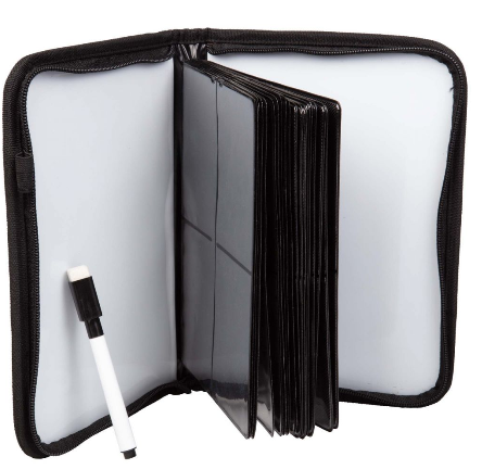 Zipperbound Binder - 4 Pocket - Black | Clutch Gaming
