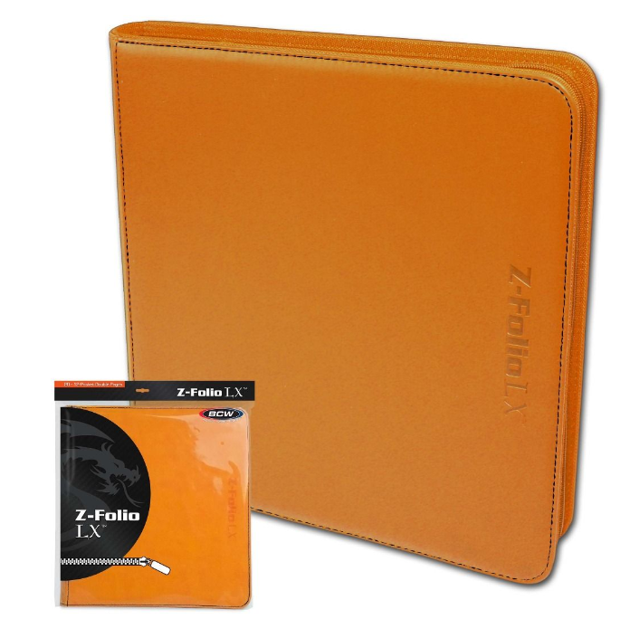 Z-Folio 12-Pocket LX Album - Orange | Clutch Gaming