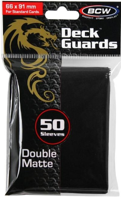 Deck Guard - Double Matte - Black | Clutch Gaming