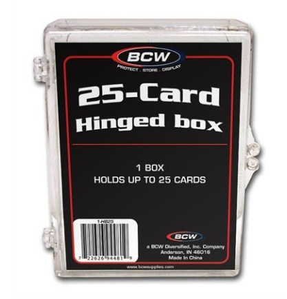 Hinged Trading Card Box - 25 Count | Clutch Gaming