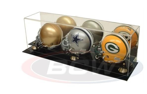 Acrylic Triple Mini Helmet Display | Clutch Gaming