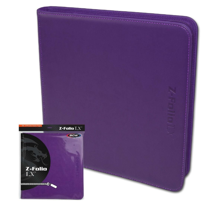 Z-Folio 12-Pocket LX Album - Purple | Clutch Gaming