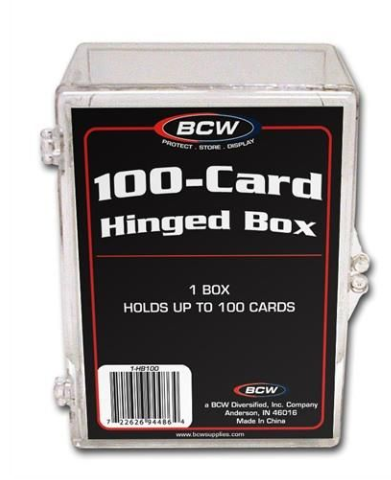 Hinged Trading Card Box - 100 Count | Clutch Gaming