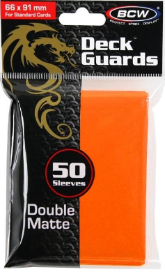 Deck Guard - Double Matte - Orange | Clutch Gaming