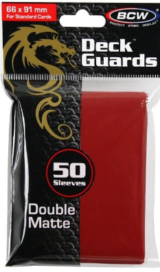 Deck Guard - Double Matte - Red | Clutch Gaming