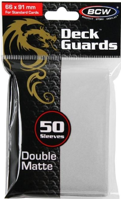 Deck Guard - Double Matte - White | Clutch Gaming