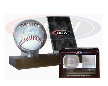 Woodbase Baseball and Card Holder | Clutch Gaming