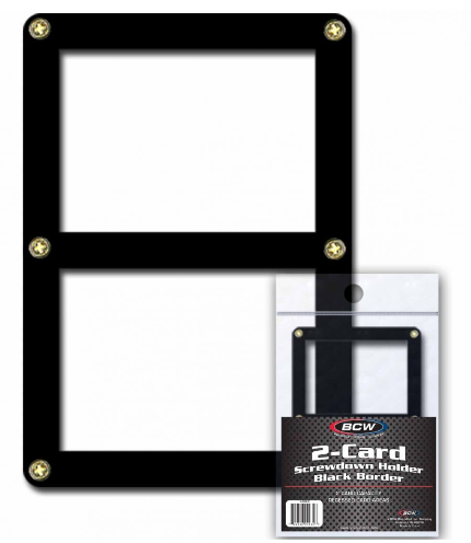 2 Card Screwdown holder - Black Border | Clutch Gaming